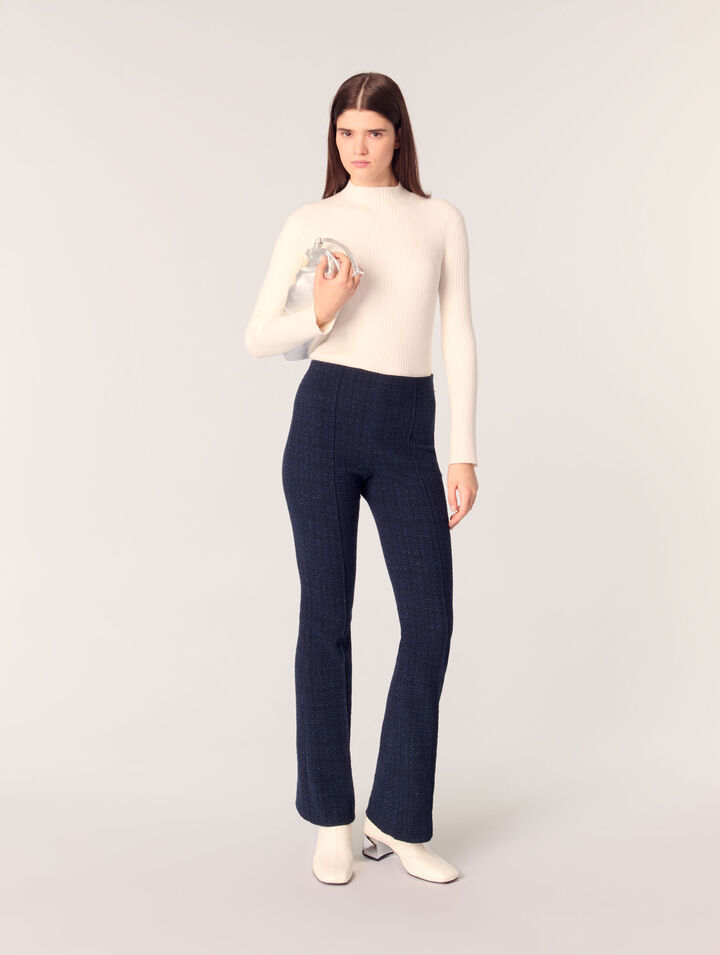 Pantalon en tweed