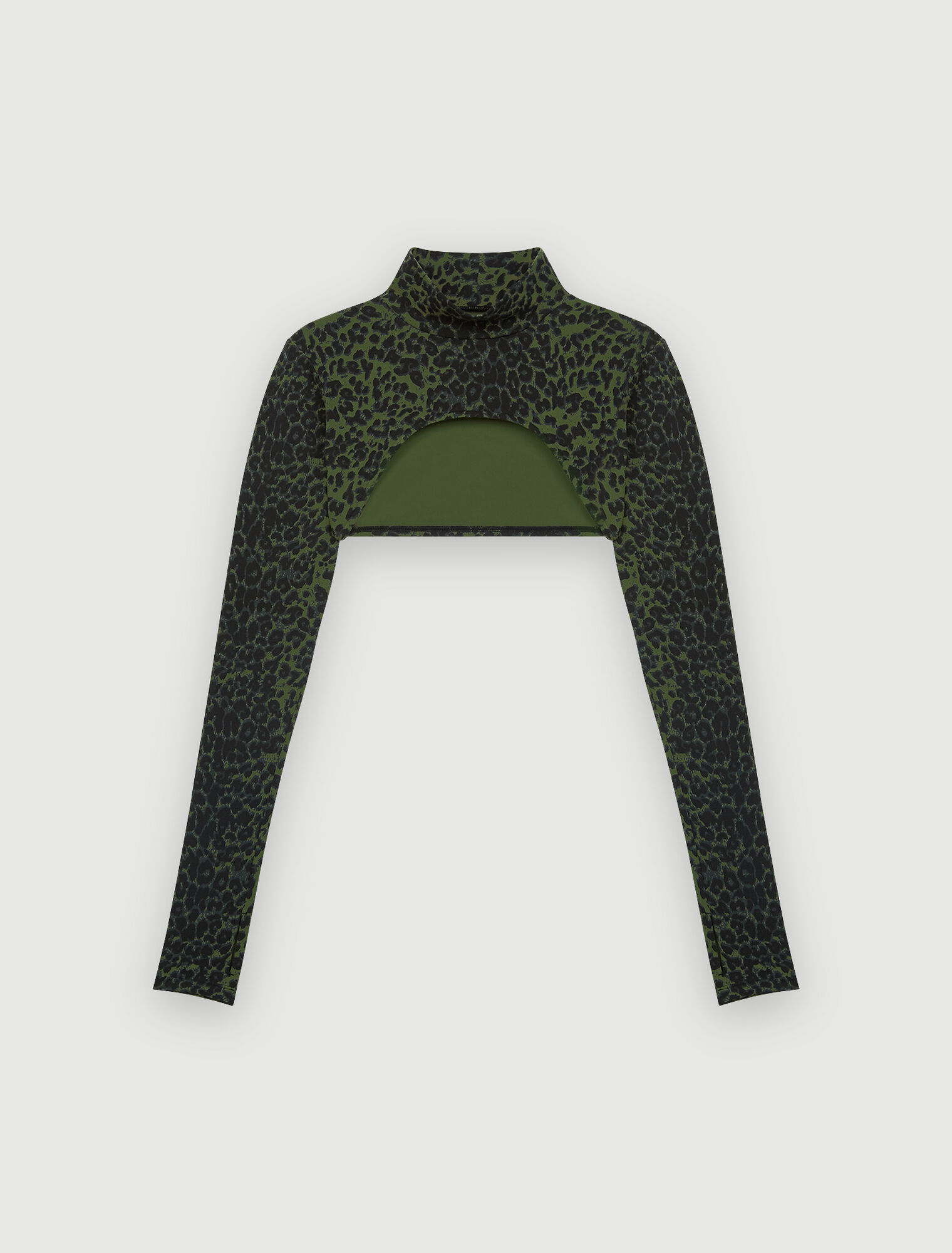 Mini crop top imprimé