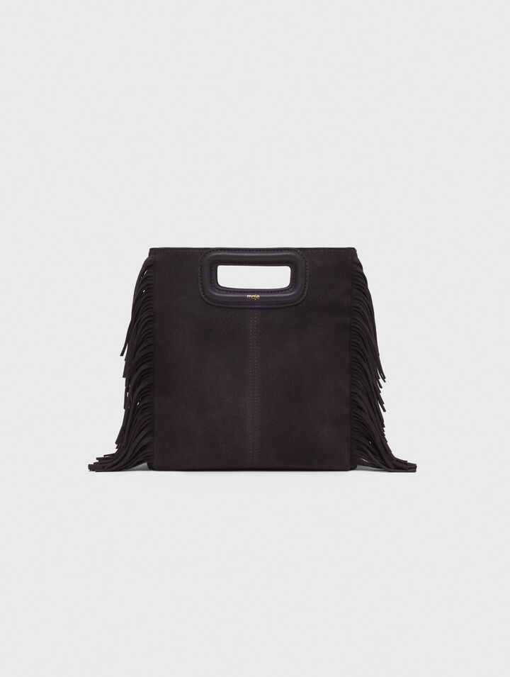 Sac M en cuir suède