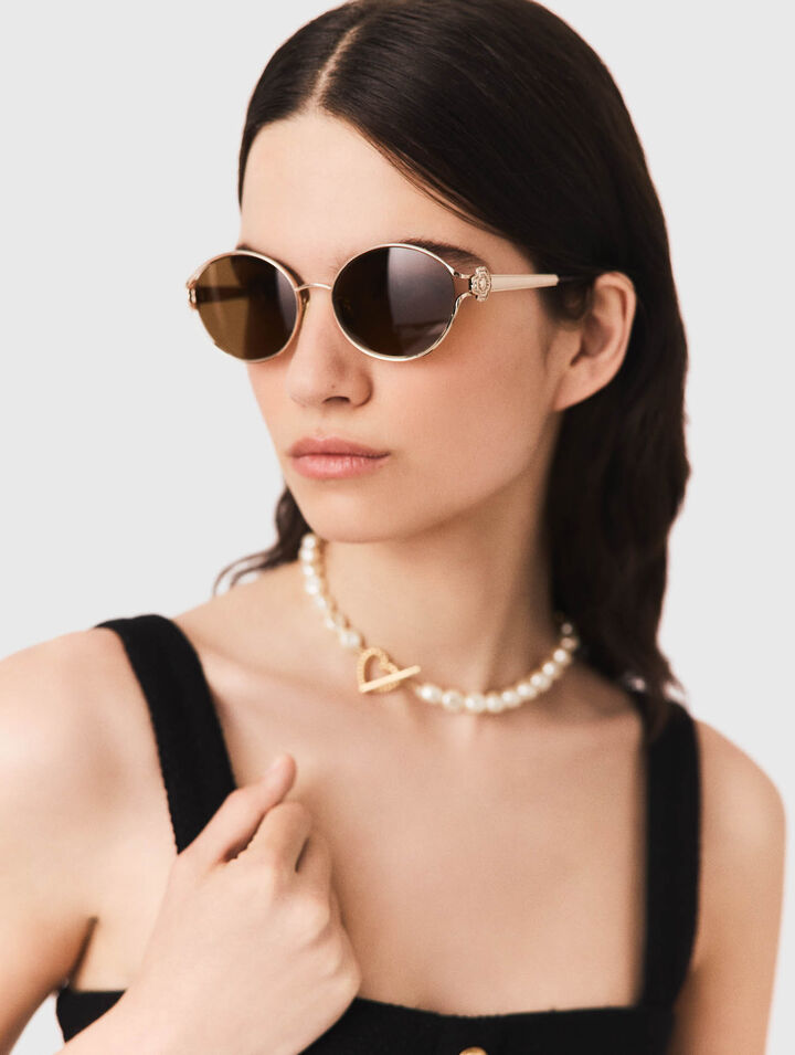 Lunettes de soleil rondes