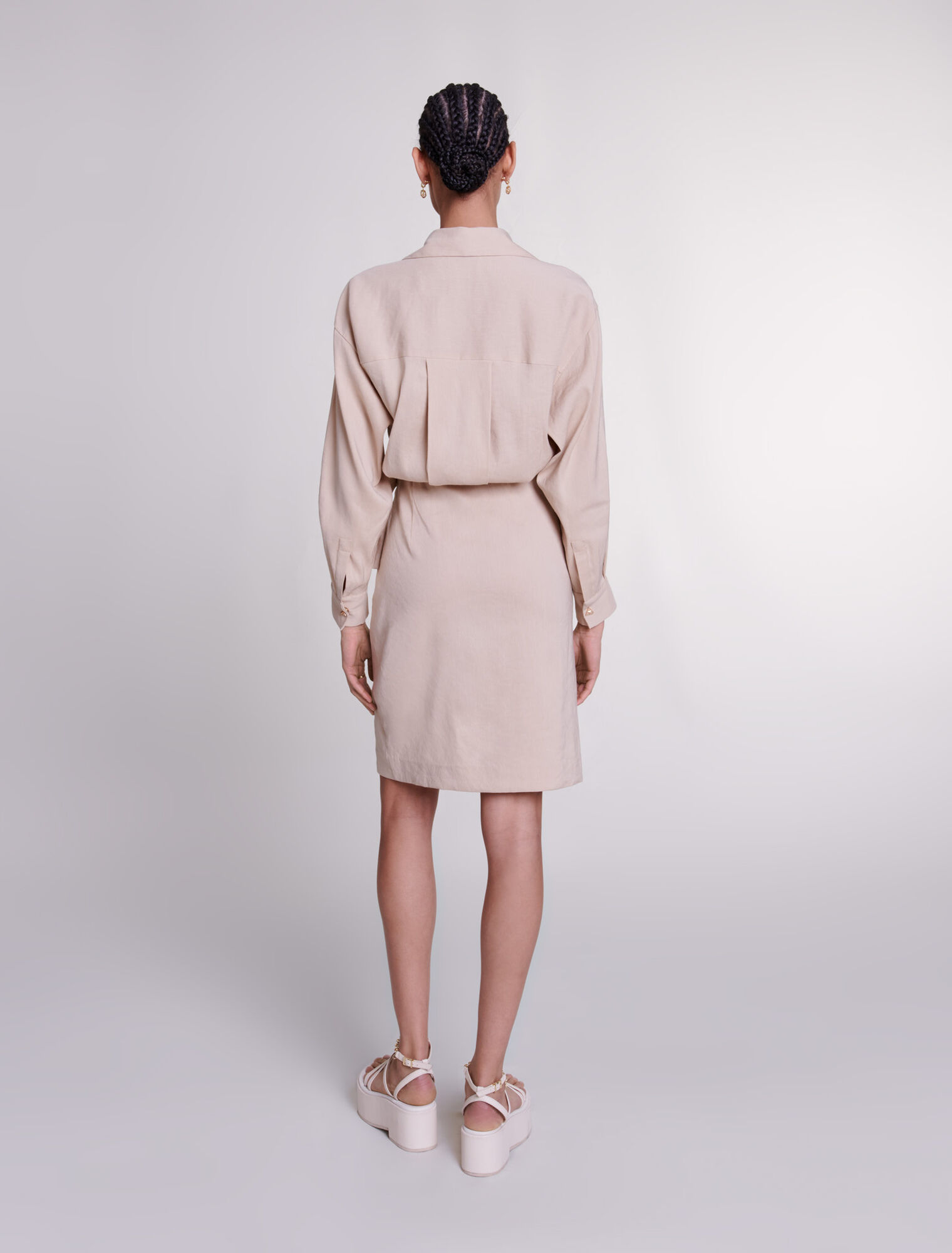 Robe midi en lin