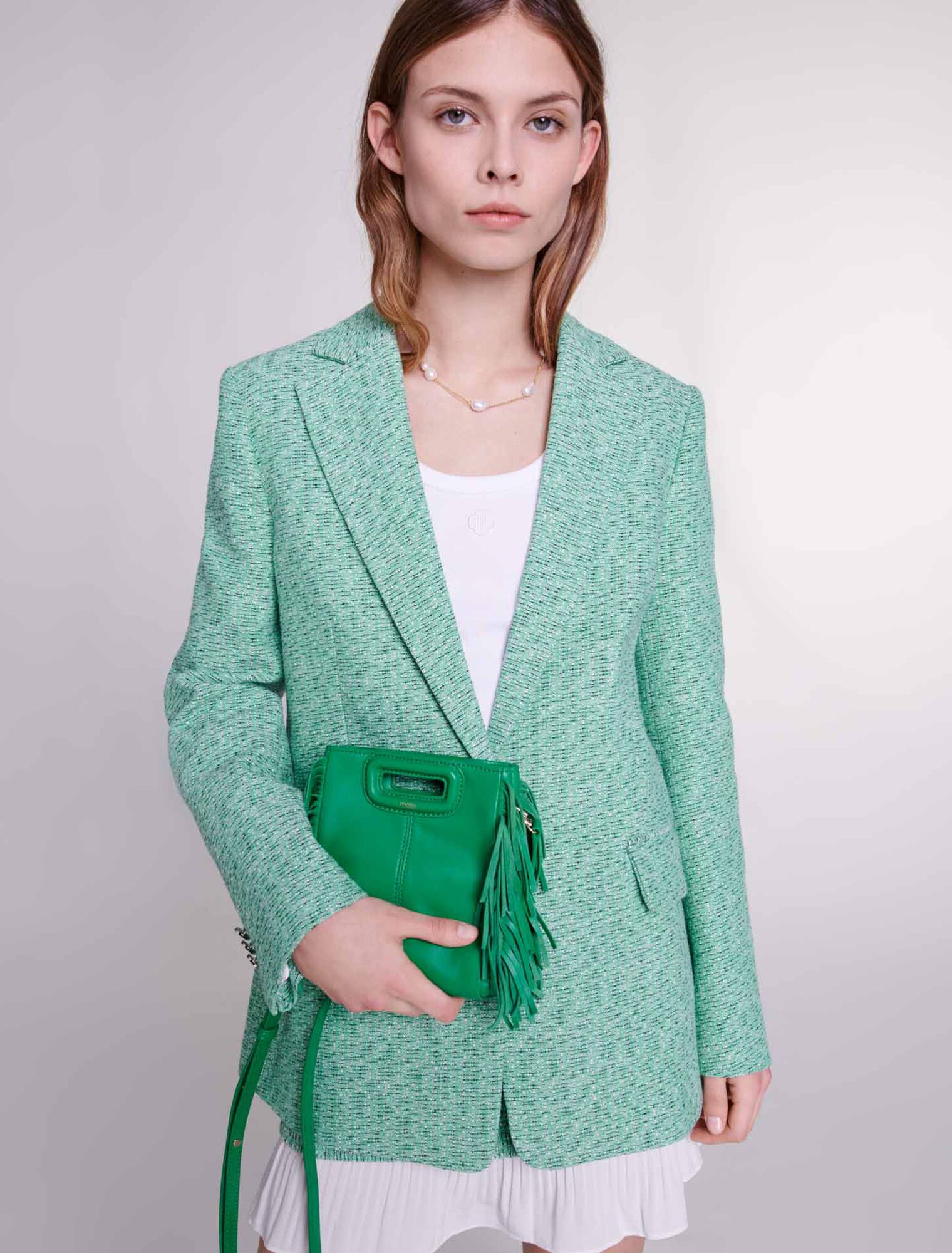 Sac M mini en cuir lisse
