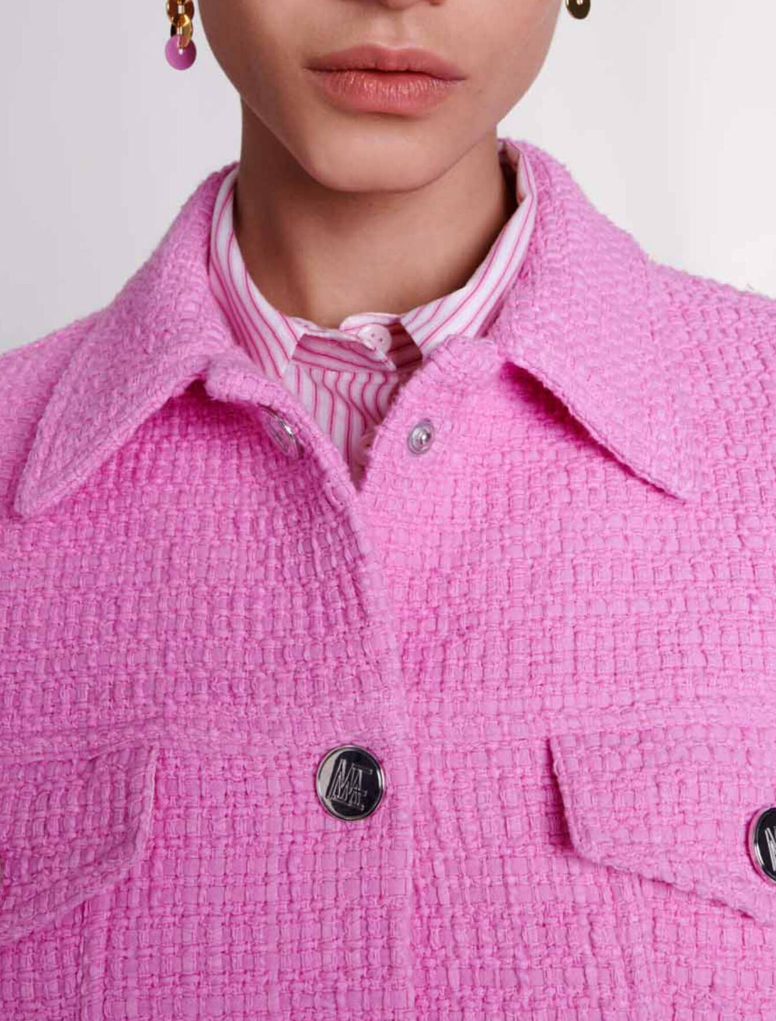 Veste ajustée en tweed
