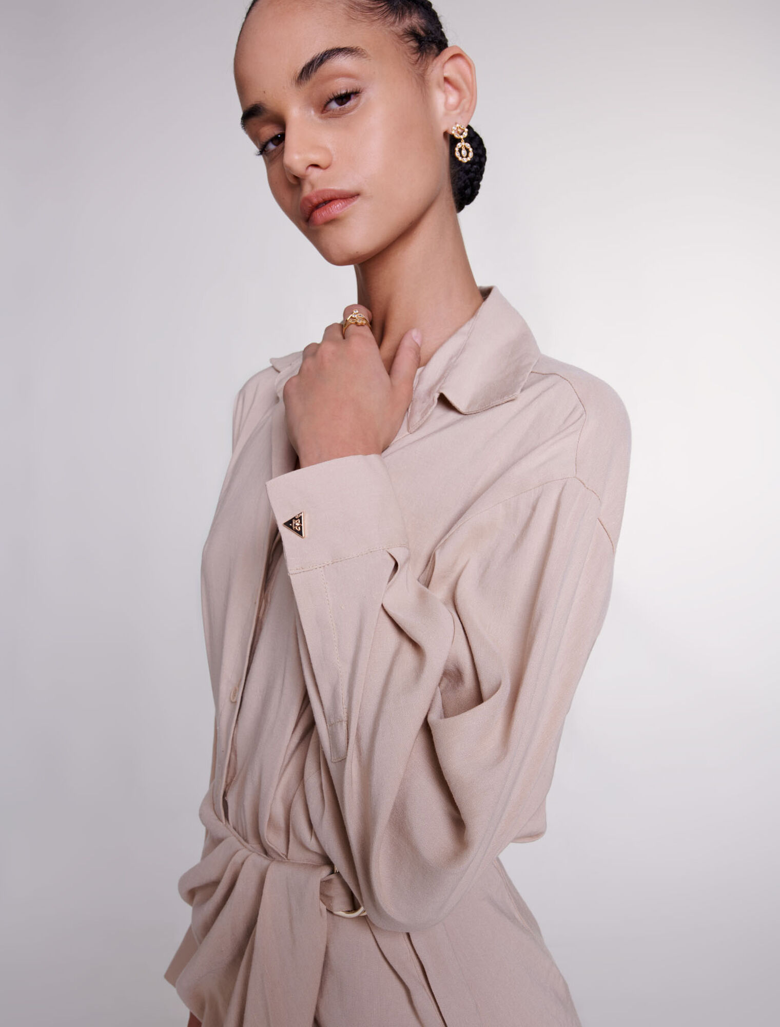 Robe midi en lin