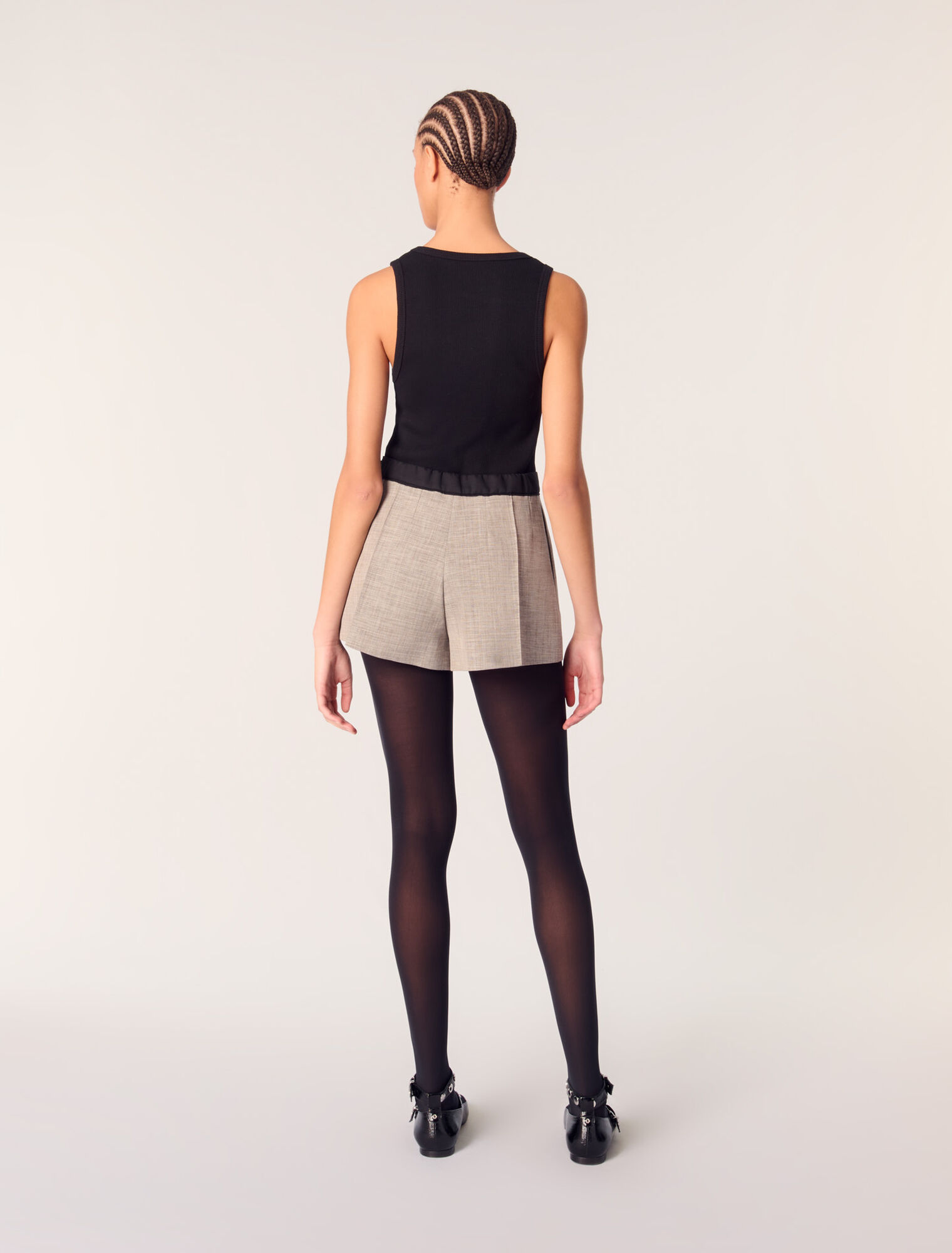 Short de tailleur à pinces