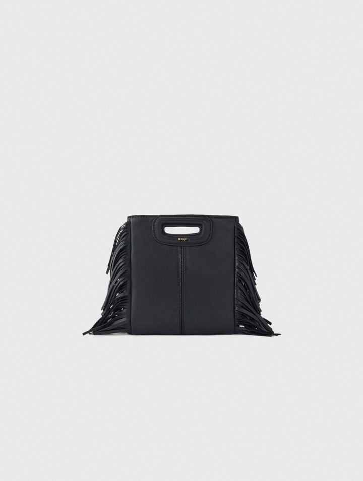Sac M mini en cuir lisse