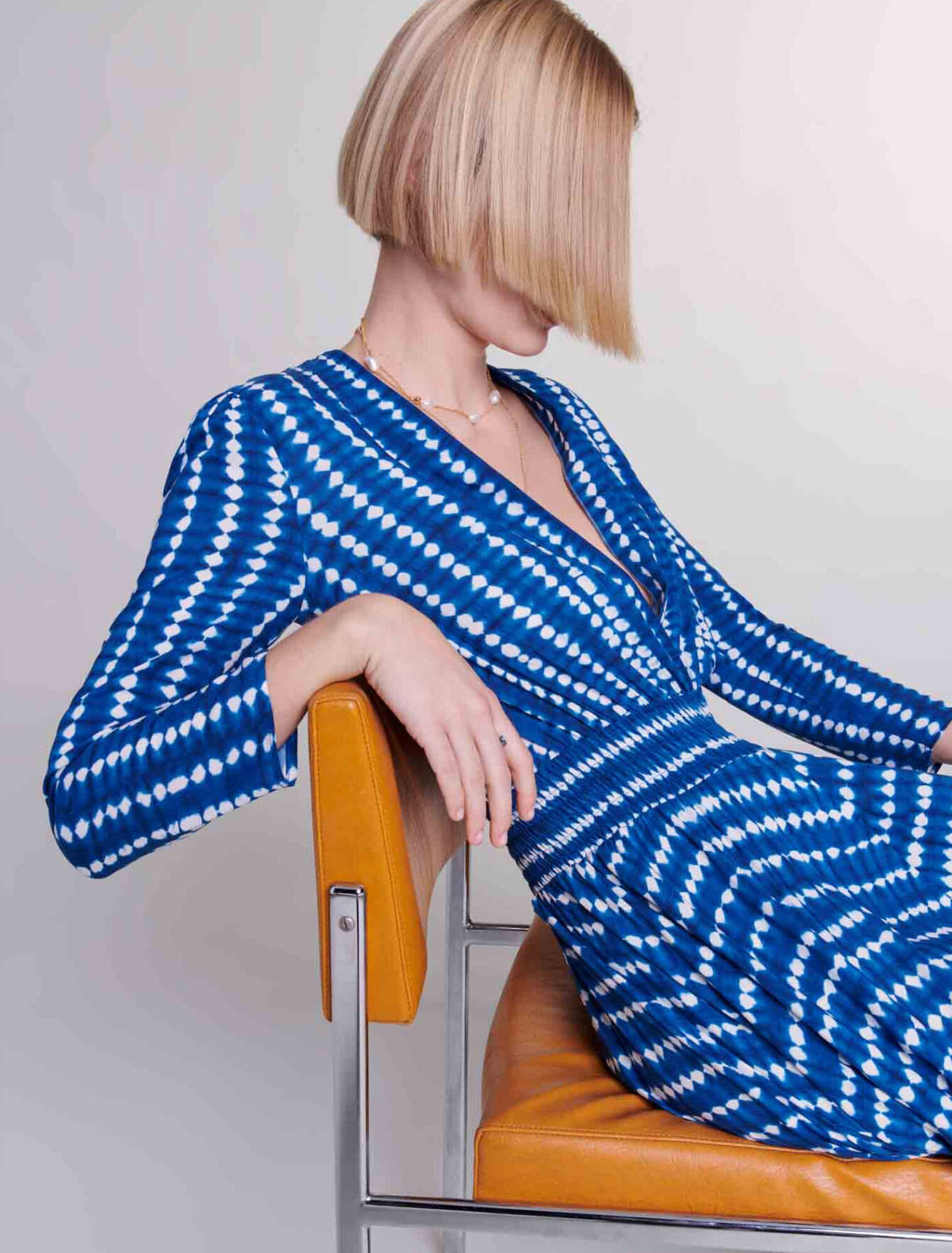 Robe longue asymétrique