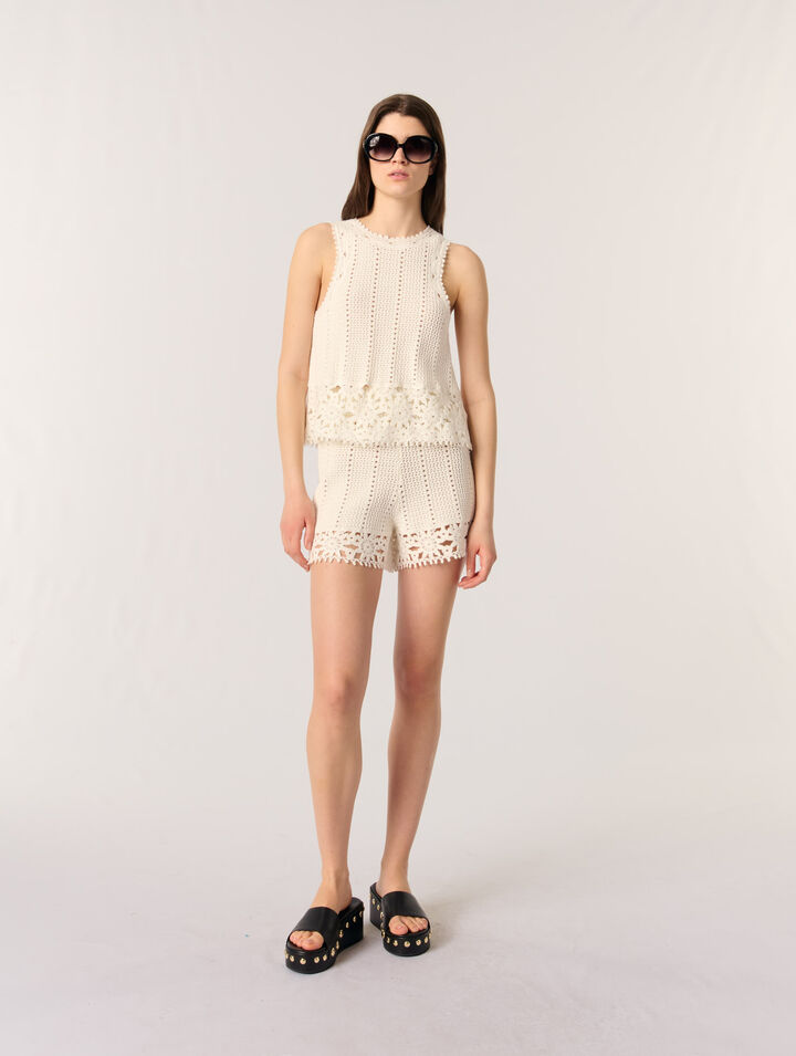 Short en crochet