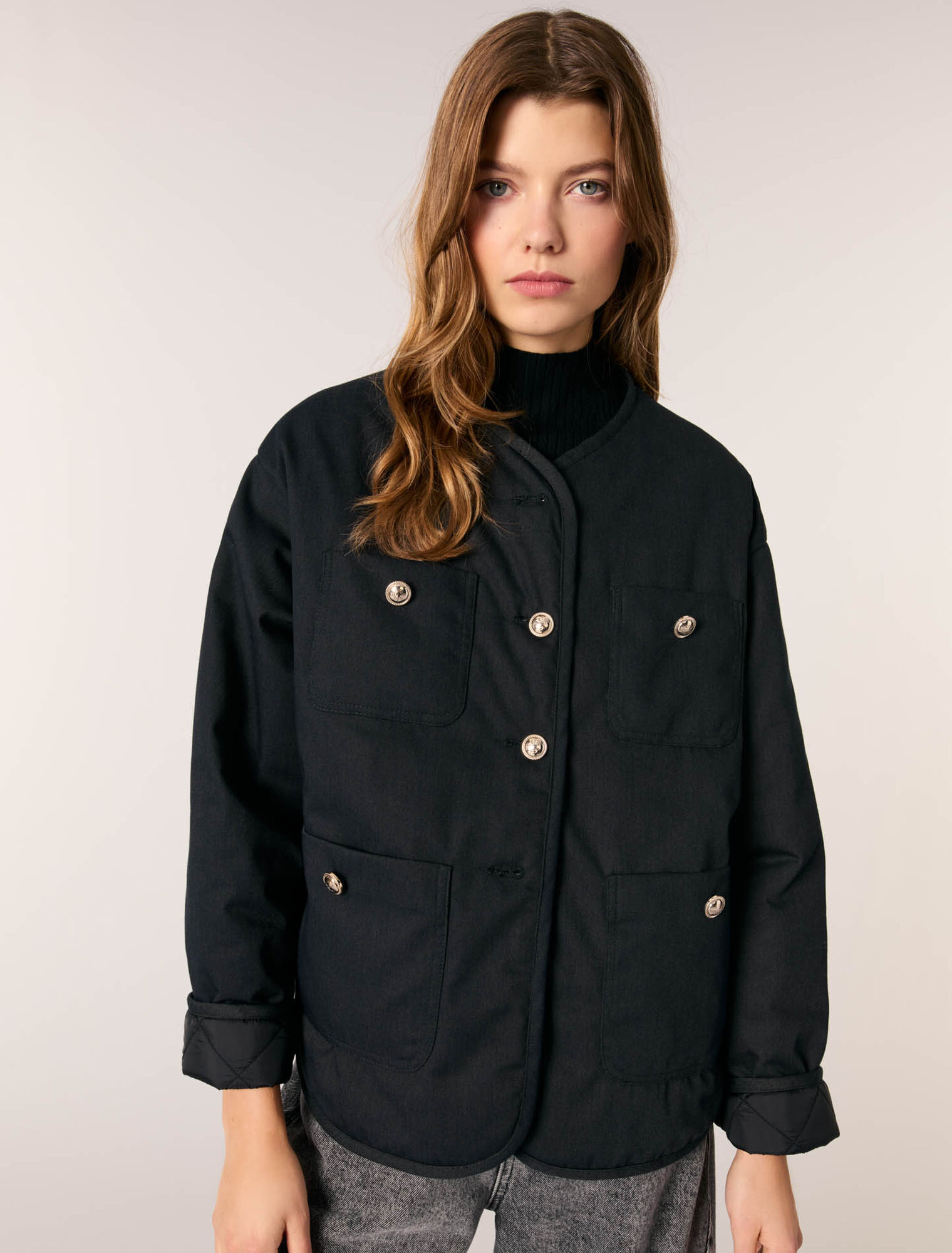 Manteau matelassé réversible