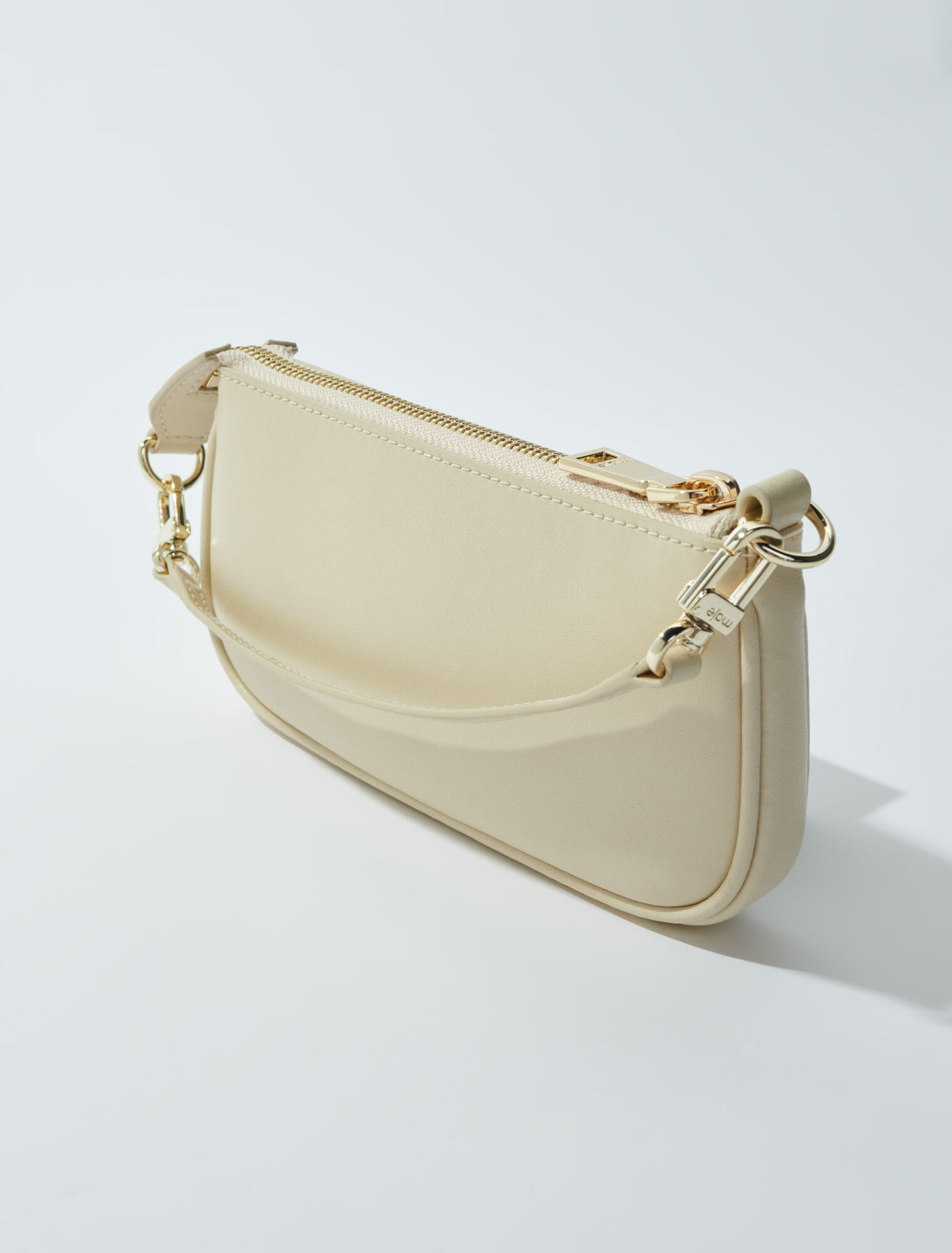 Pochette en cuir lisse