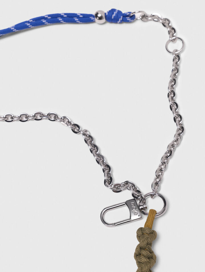 Charms de sac mix chaine et cordon