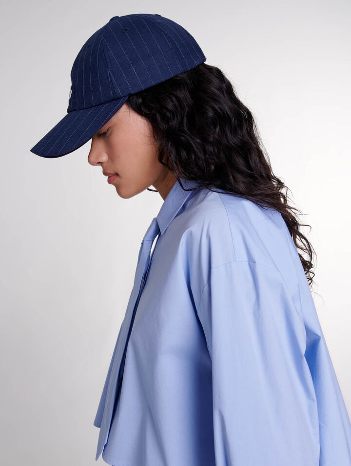Casquette à rayures