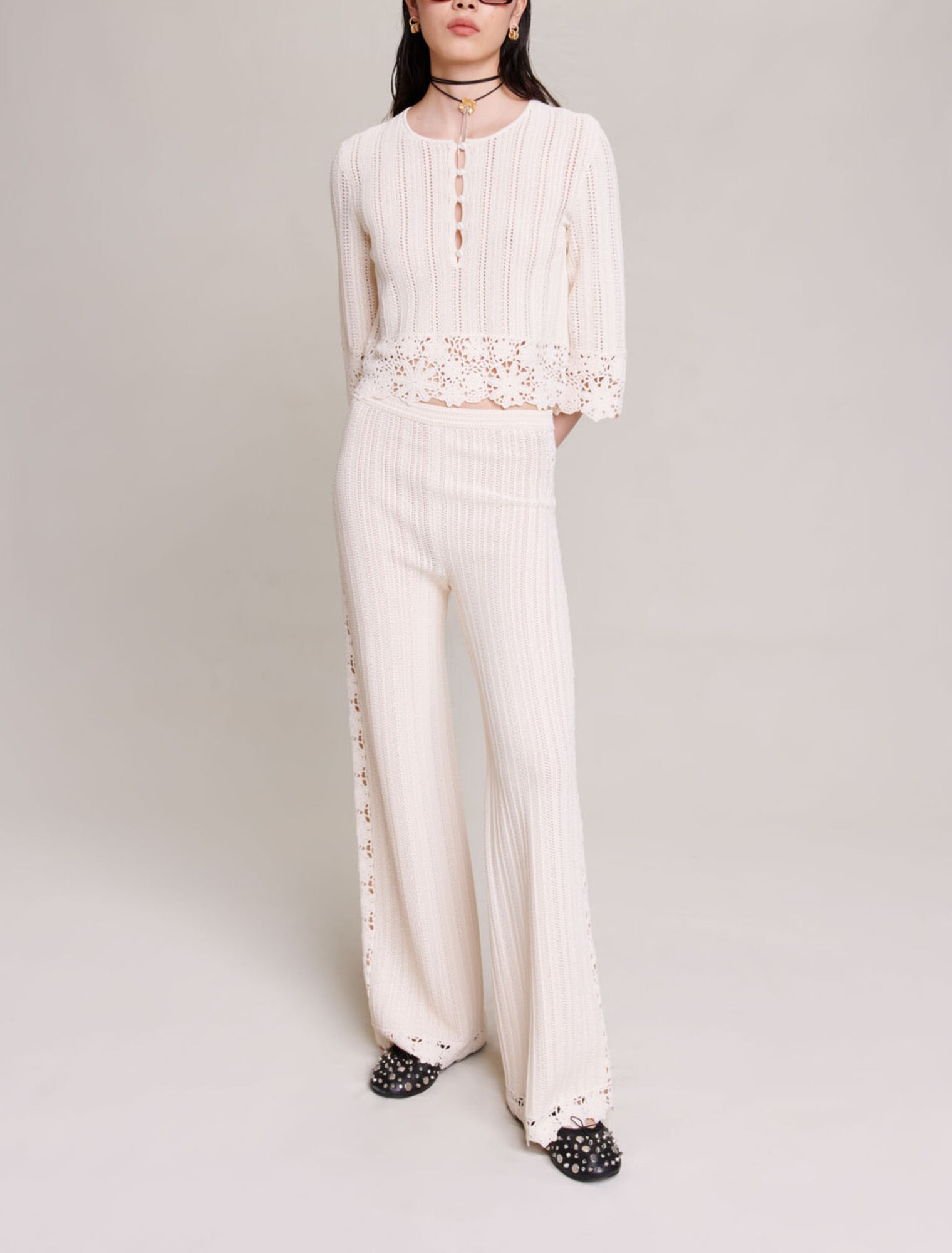 Pantalon en maille