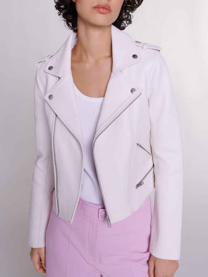 Veste en cuir
