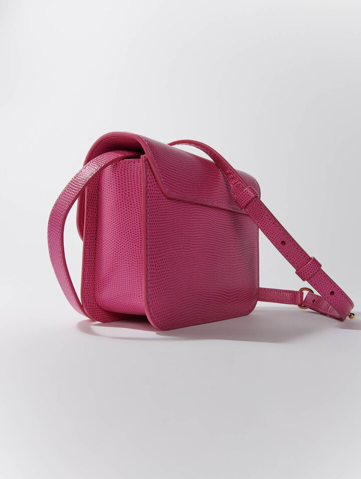 Sac Clover en cuir effet lézard