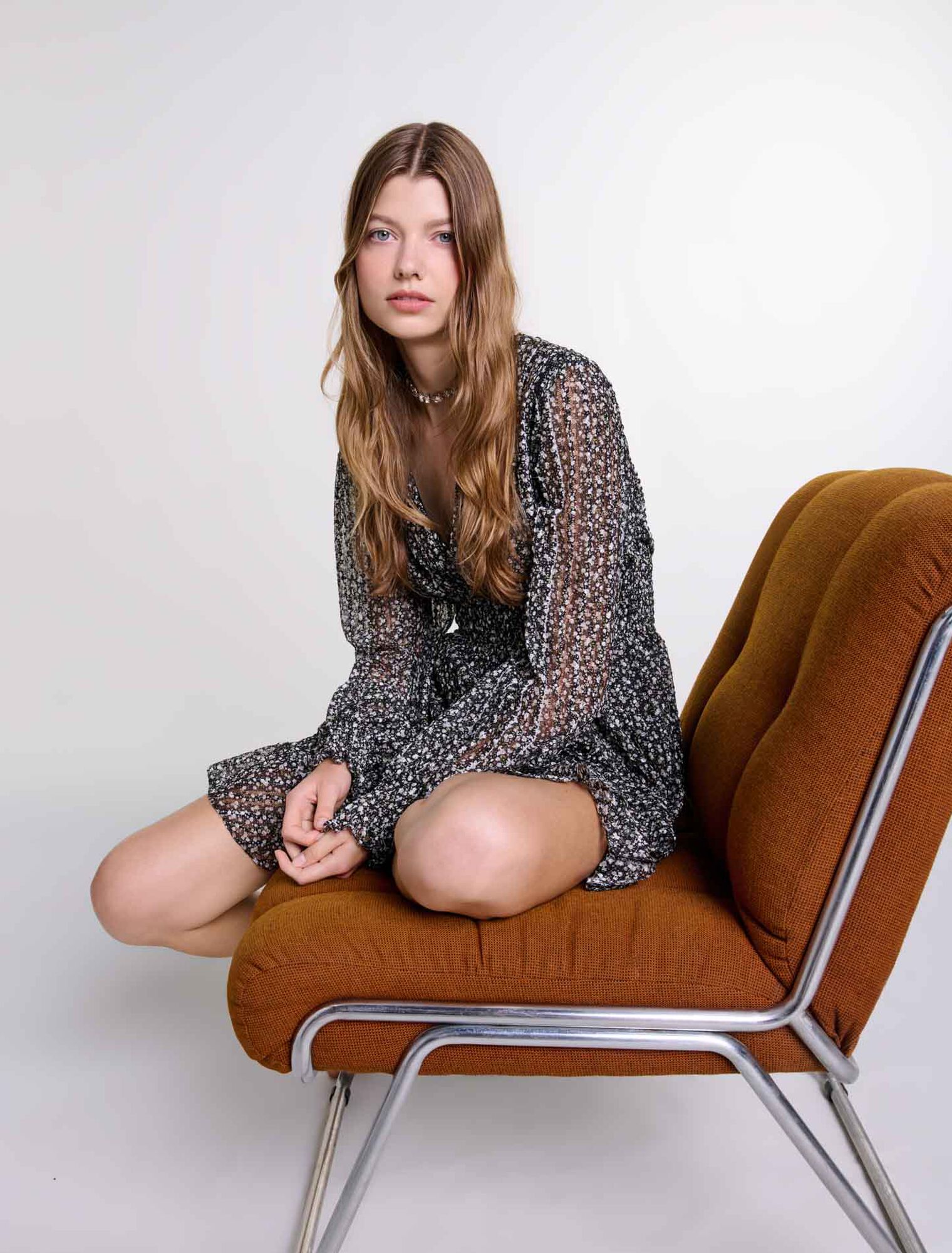 Robe courte évasée
