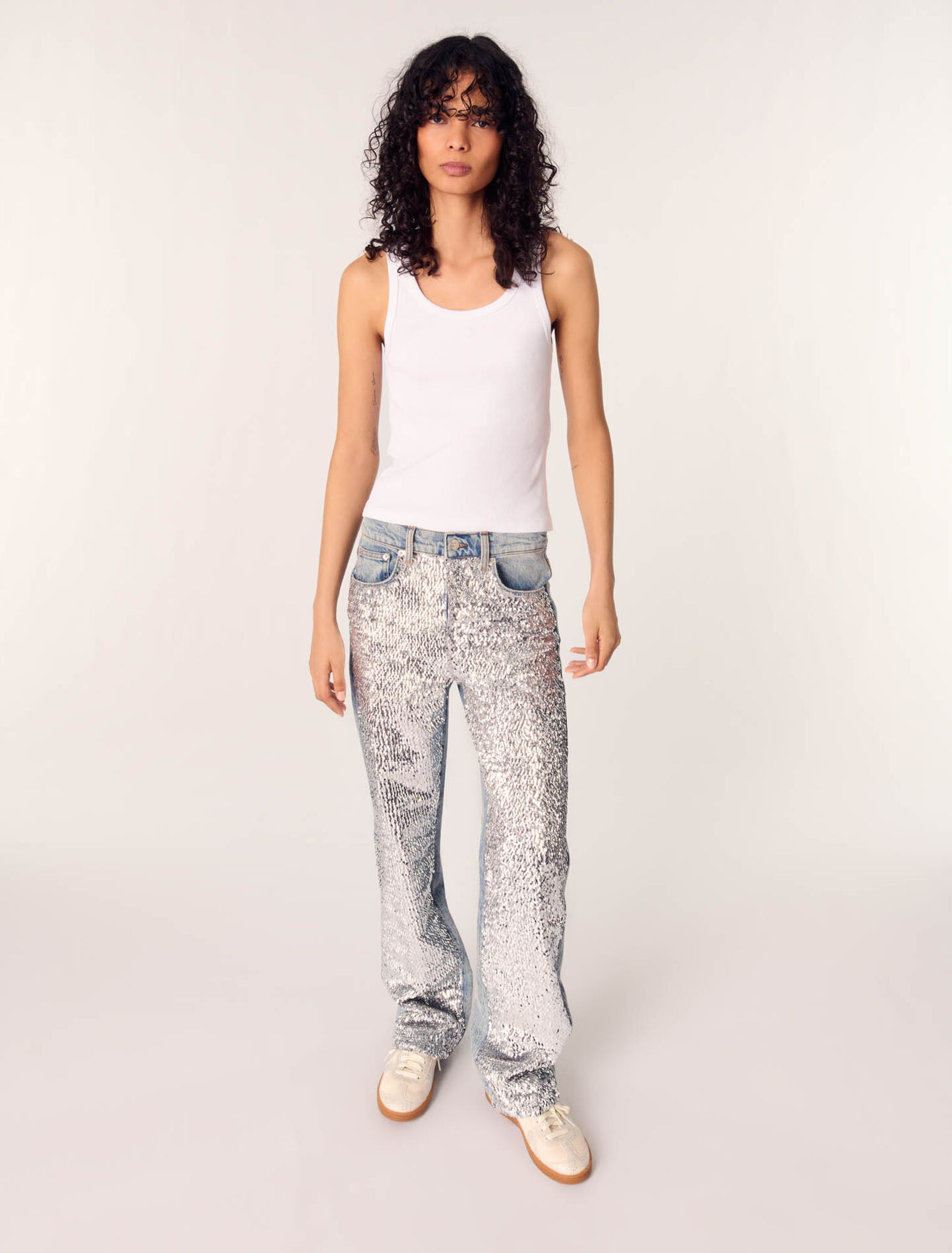 Jean à sequins