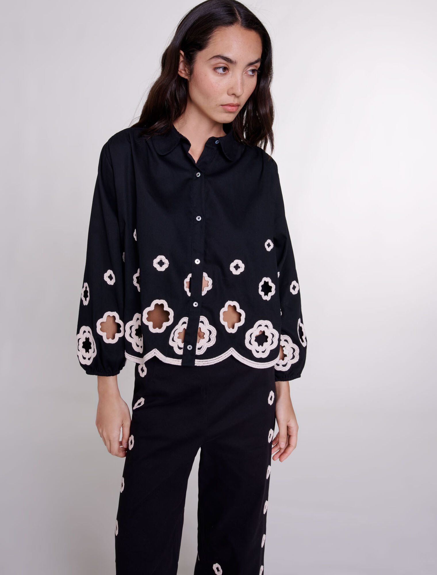 Chemise à Clovers en crochet