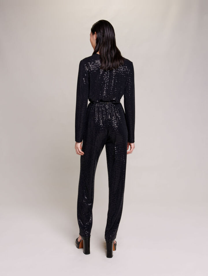Combinaison pantalon sequins
