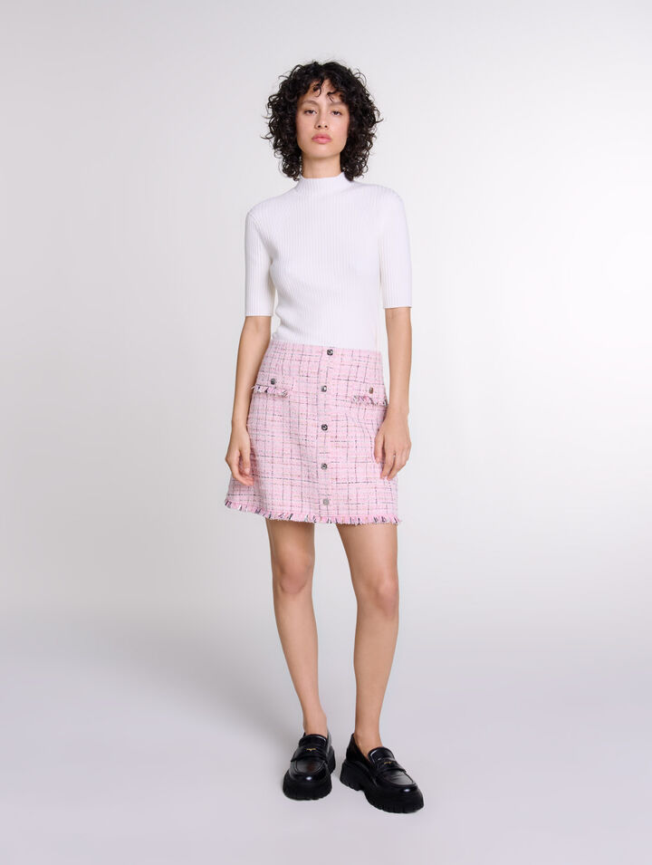 Jupe en tweed
