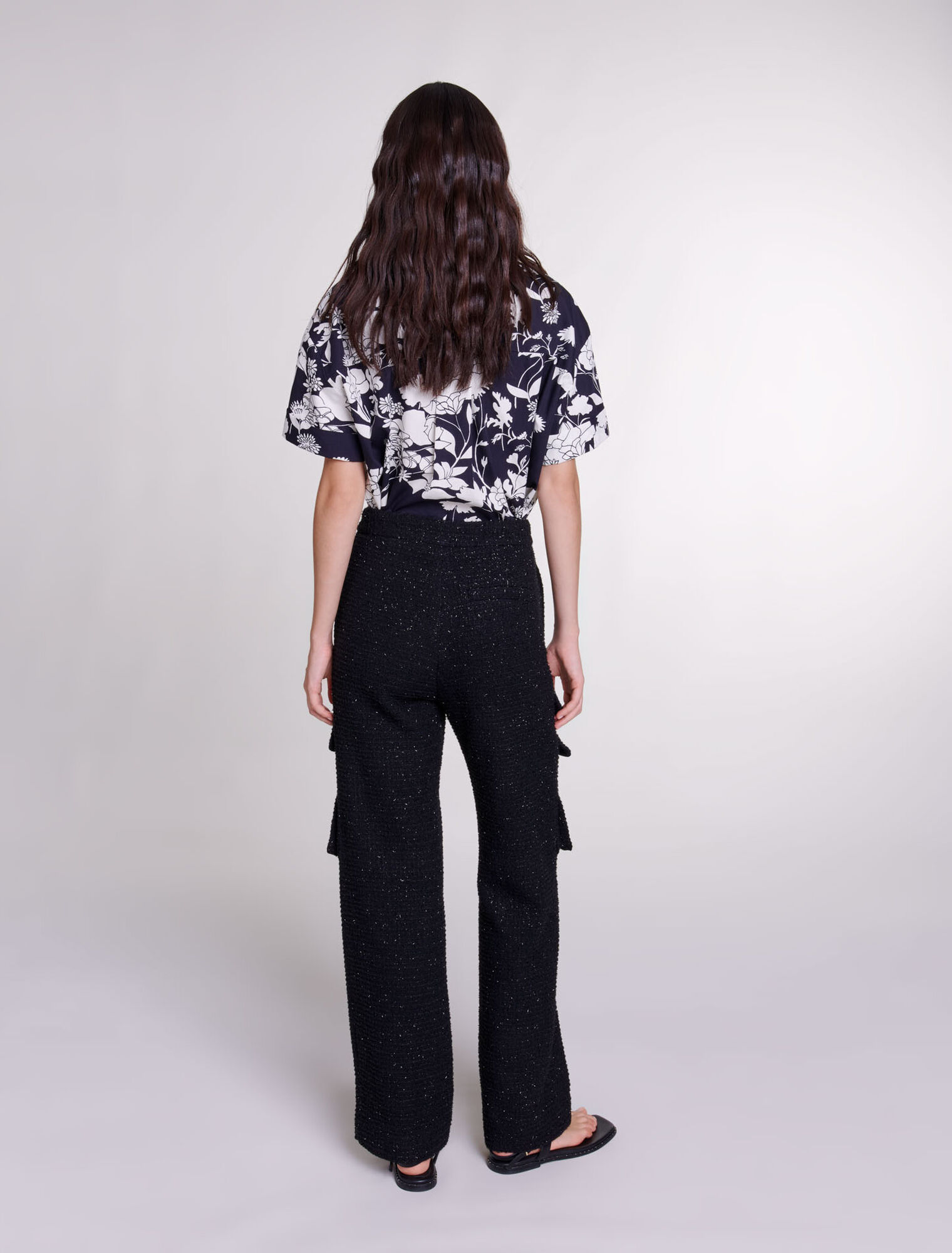 Pantalon en tweed