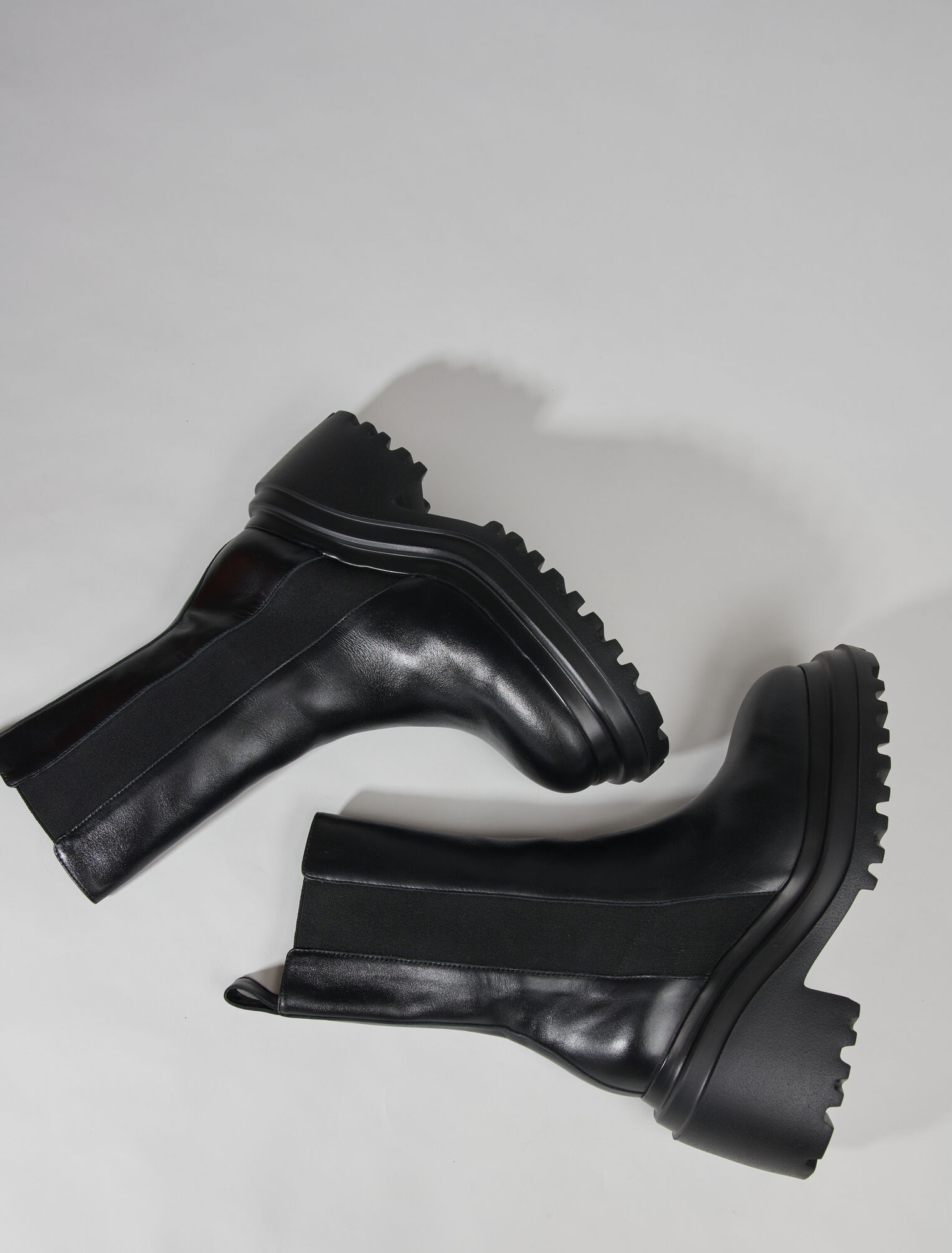 Bottines en cuir