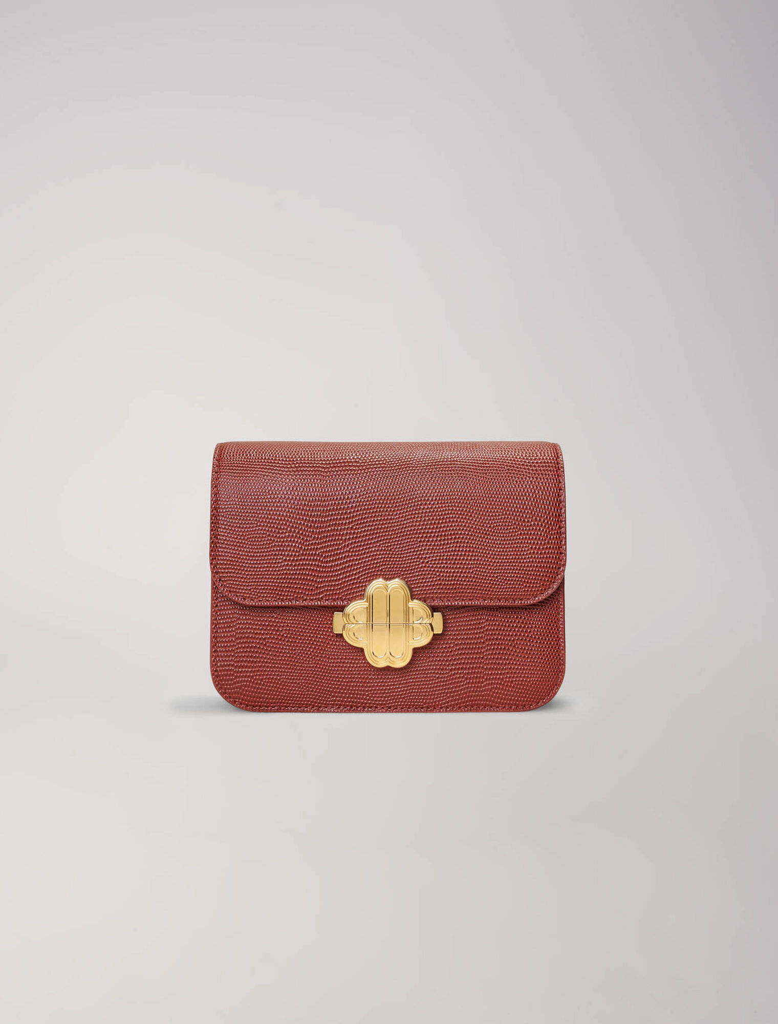 Sac Clover en cuir effet lézard