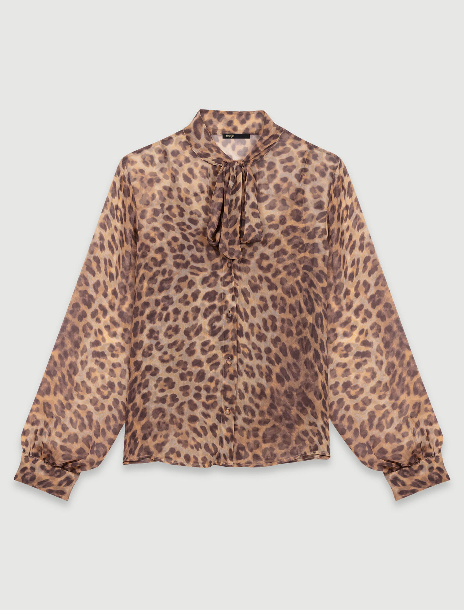 Chemise imprimé col lavallière