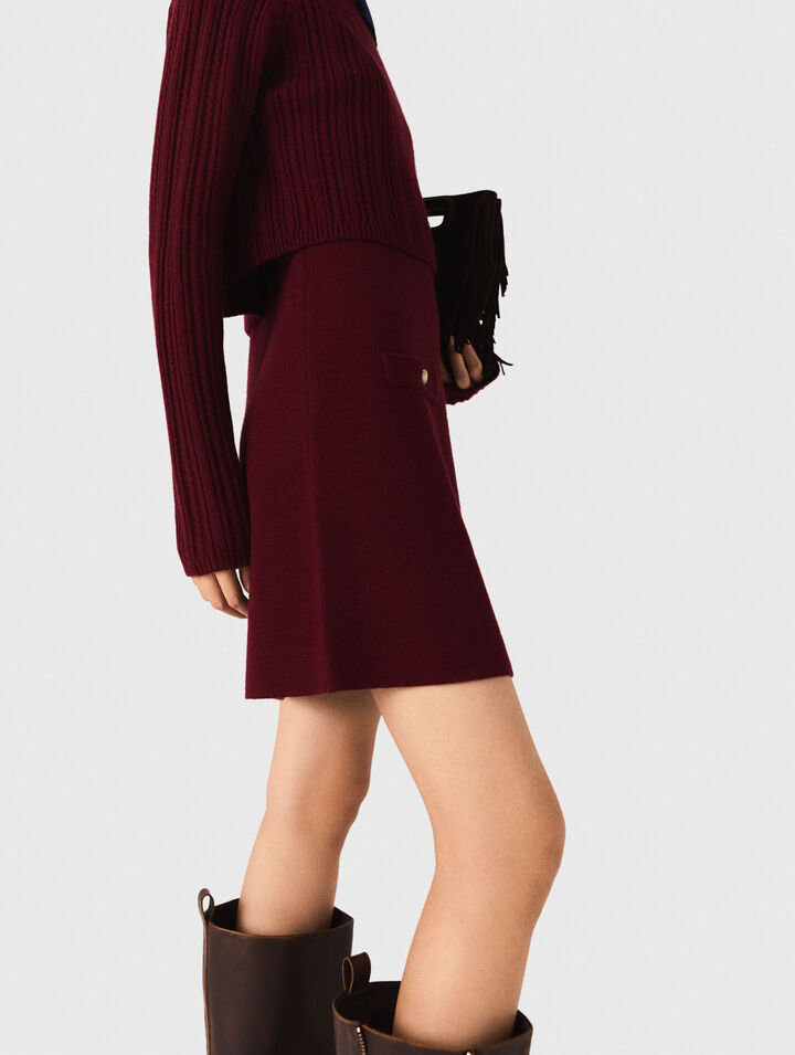 Robe en maille avec pull amovible