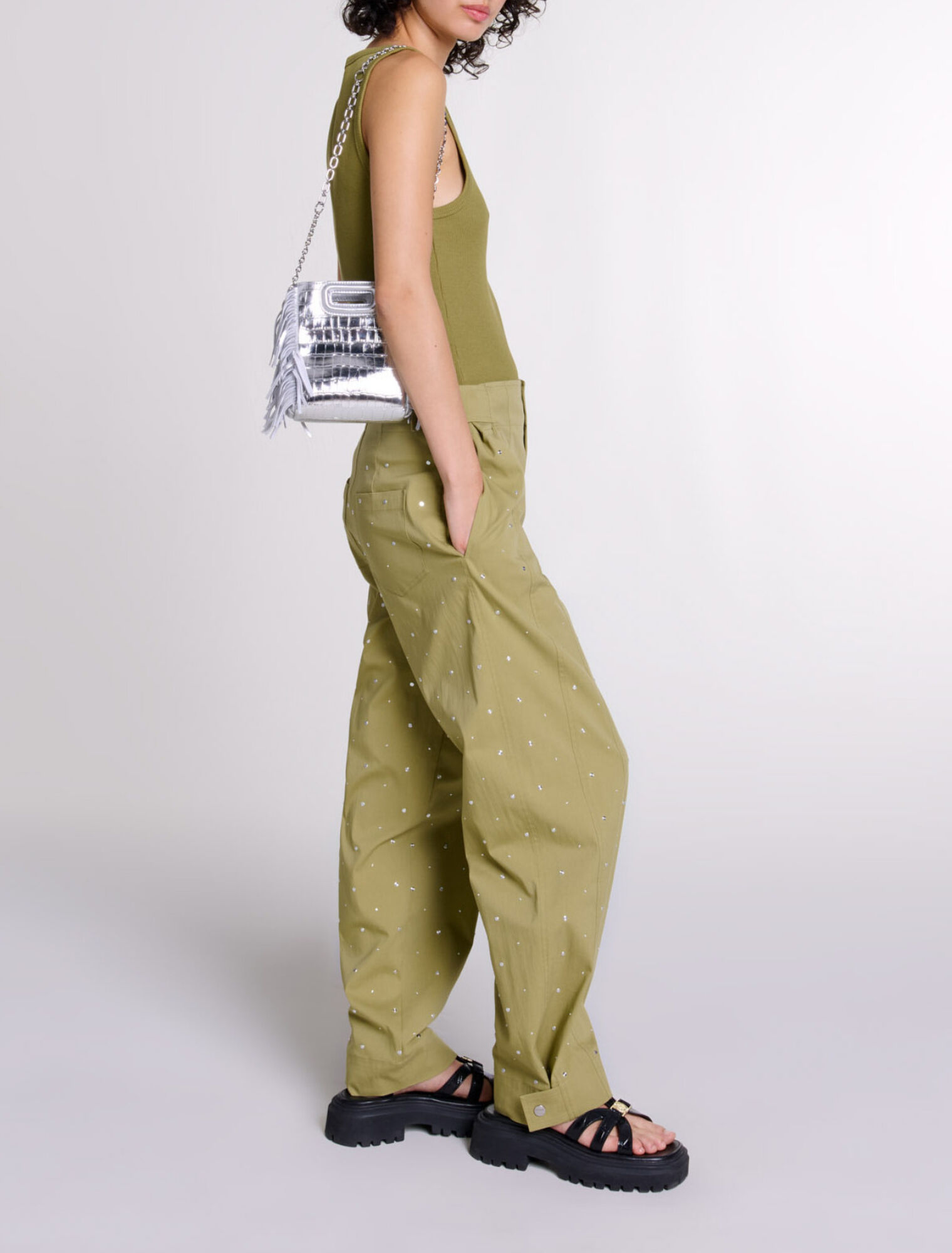 Pantalon baggy clout&eacute;