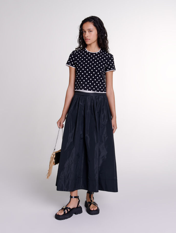 Top en maille jacquard 
