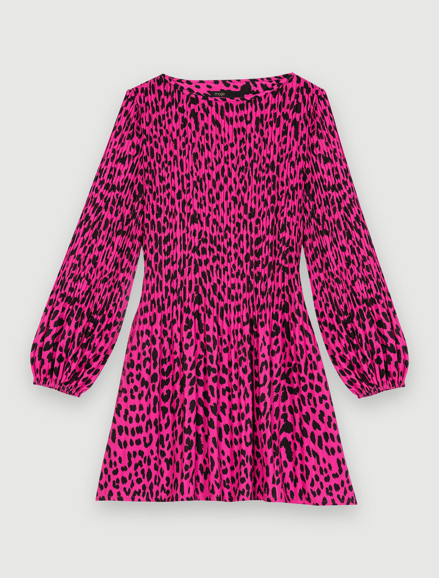 Robe courte imprimés léopard