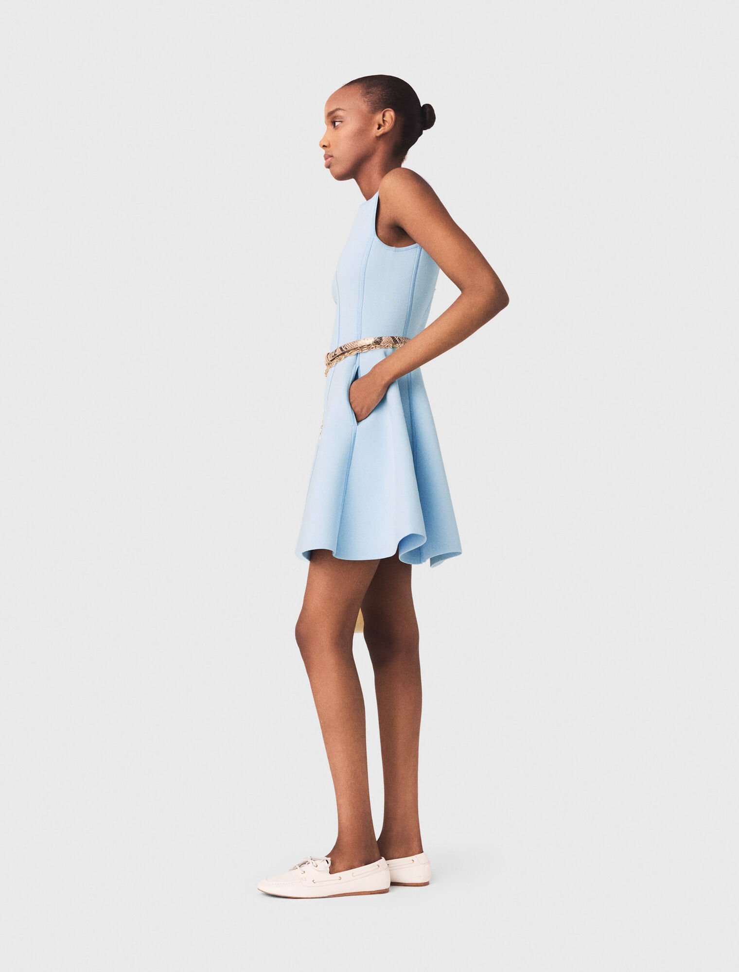 Robe patineuse avec n&oelig;uds bijoux