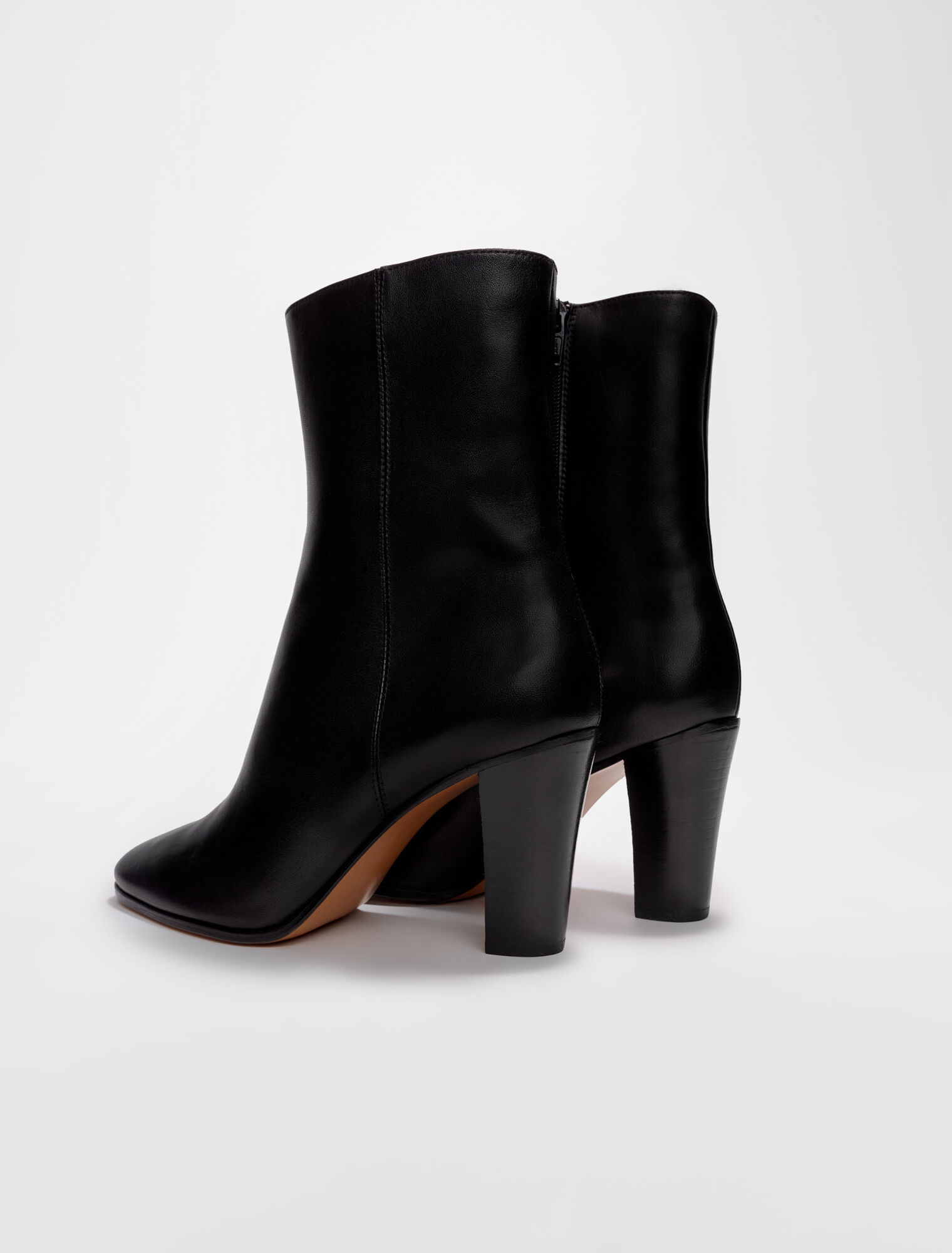 Bottines cuir lisse