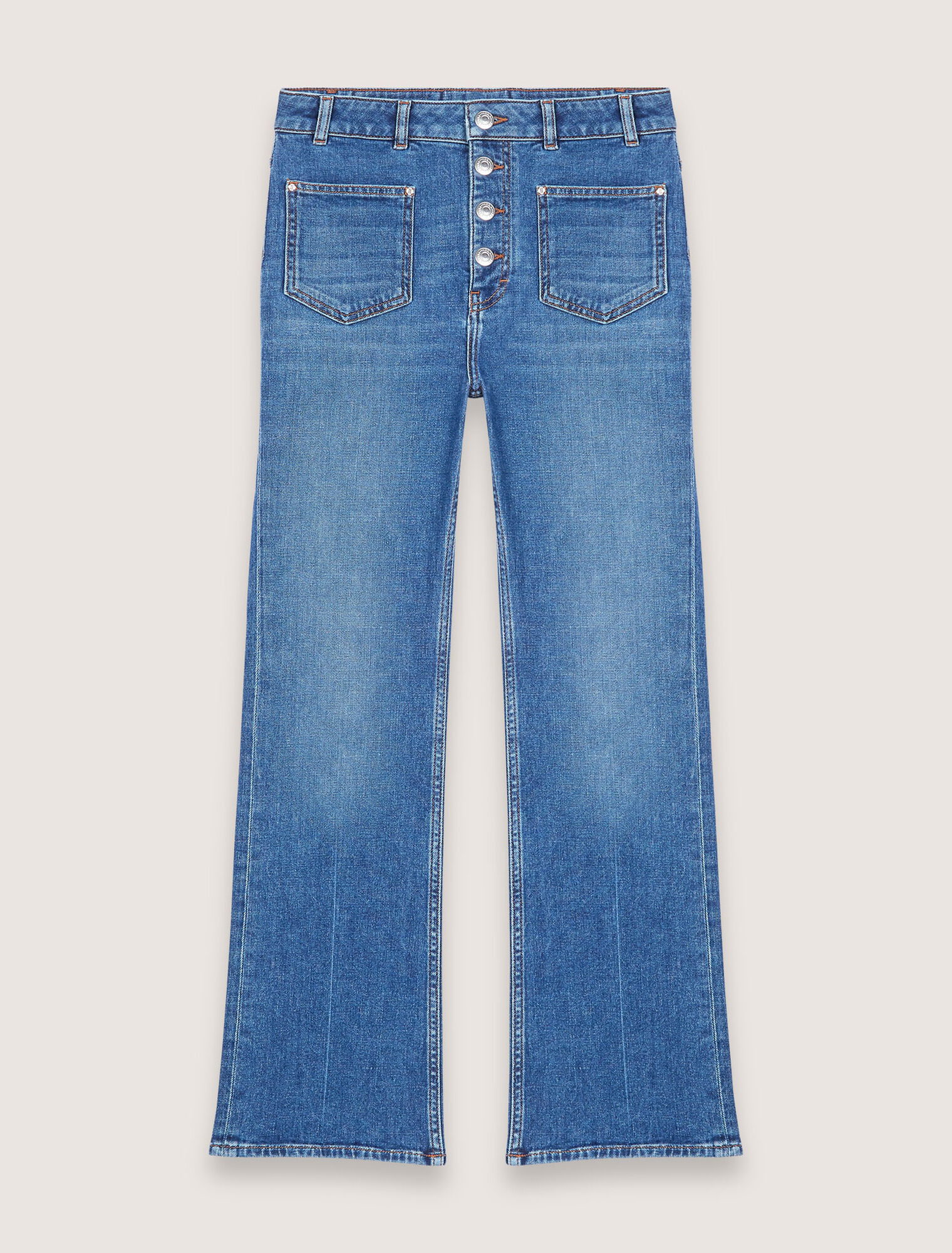 Jean denim à poches