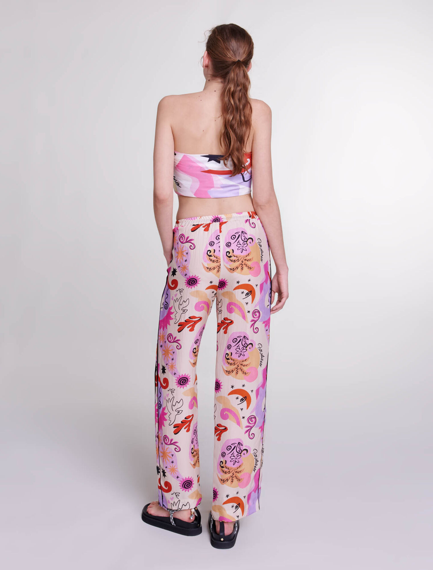 Pantalon en soie
