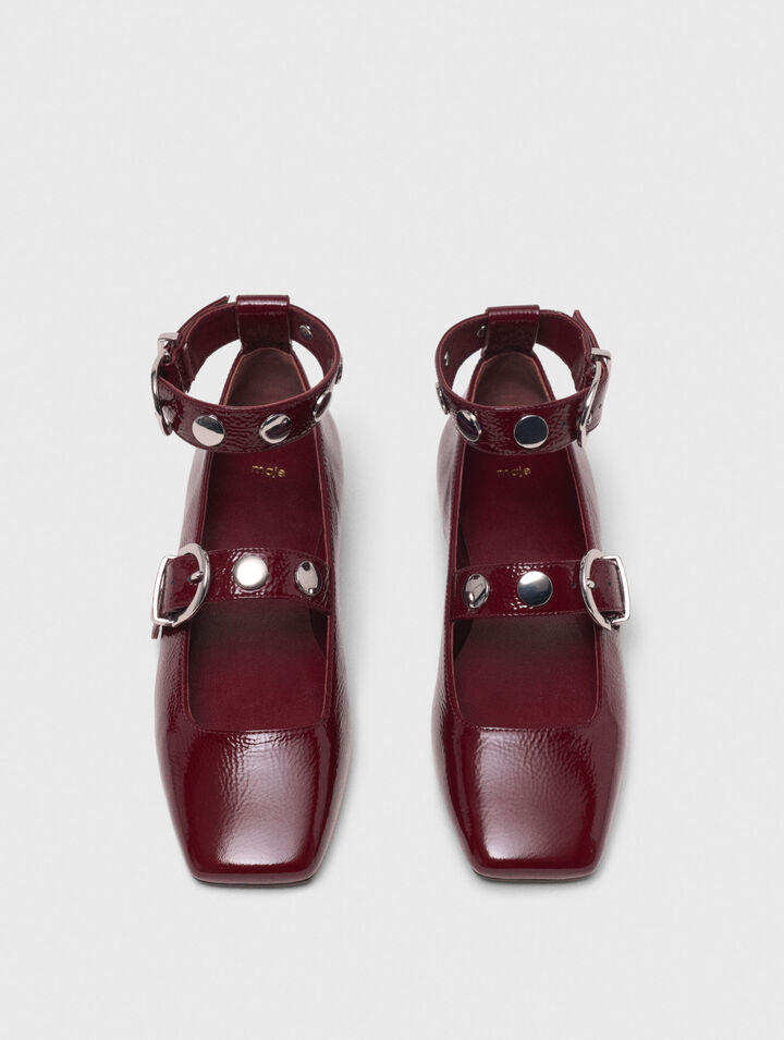 Babies en cuir et studs