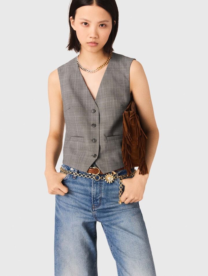 Veston de tailleur à carreaux