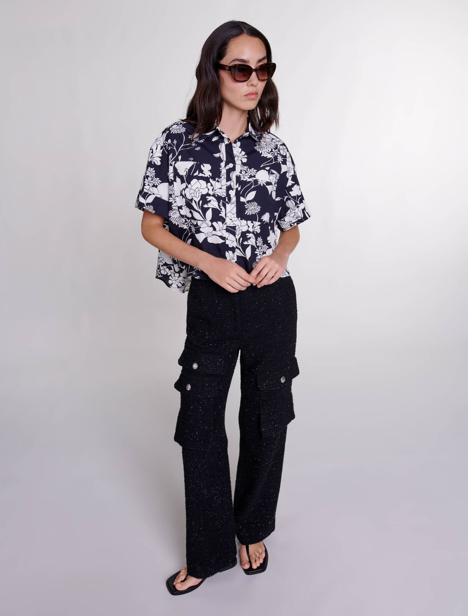 Pantalon en tweed