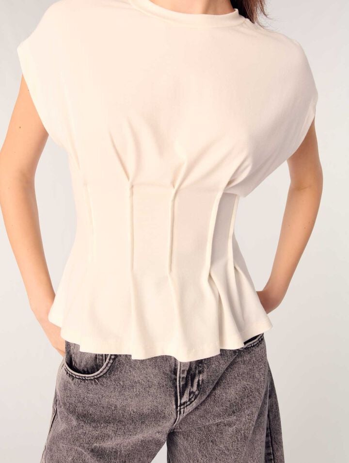 Tee-shirt à pinces