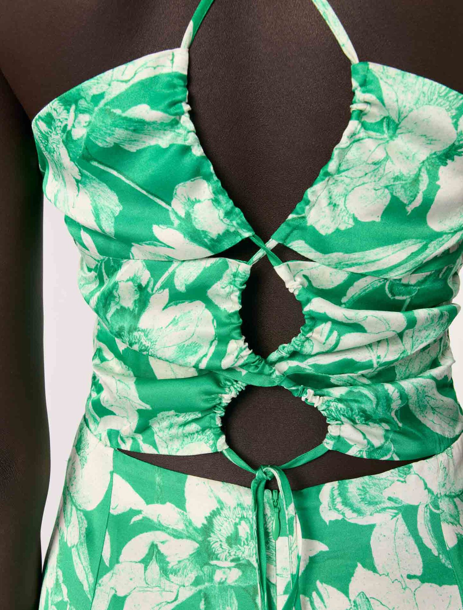 Robe longue imprimée