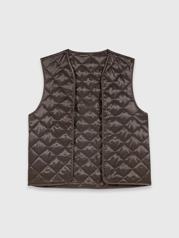 Blouson trap&egrave;ze en coton