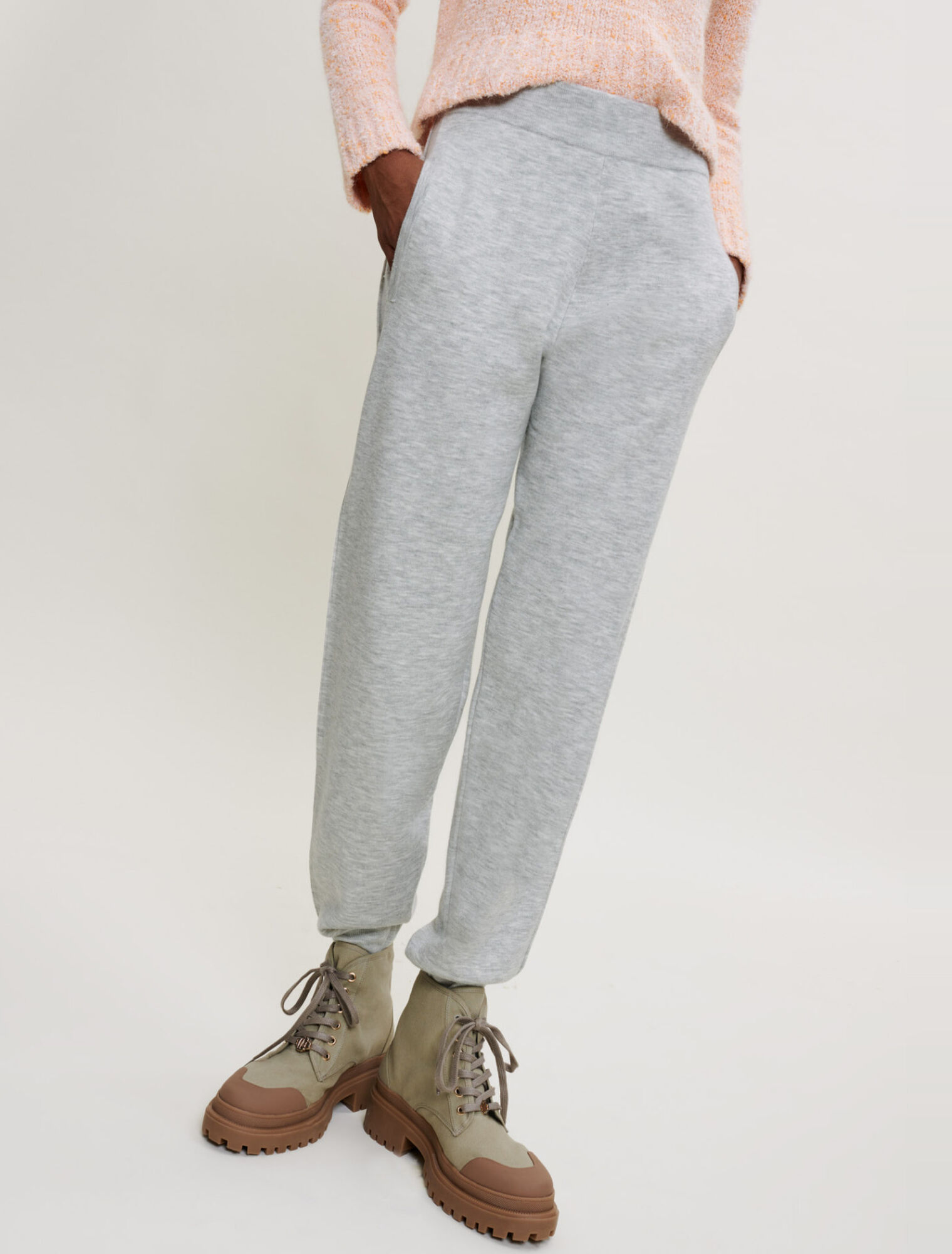 Pantalon de jogging en molleton chiné