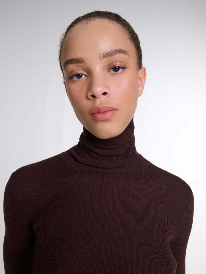 Pull en laine et soie
