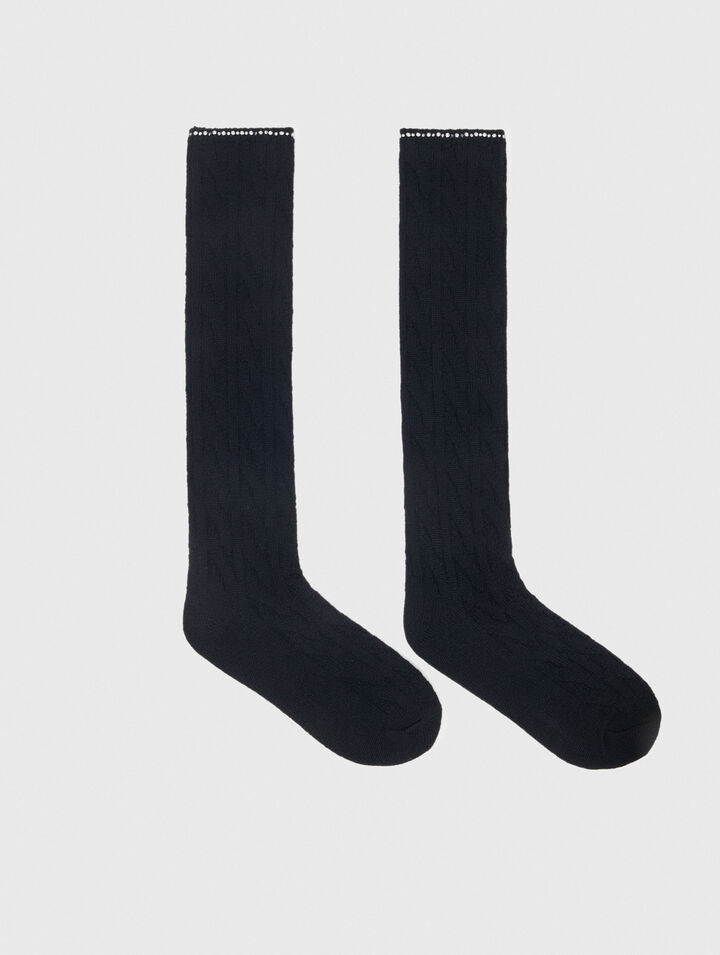 Chaussettes strassées