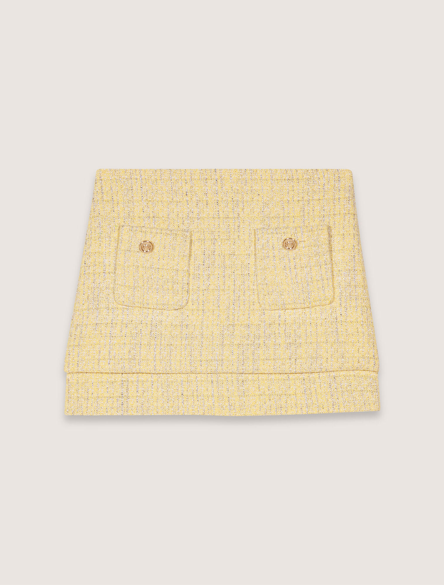 Mini-jupe en tweed