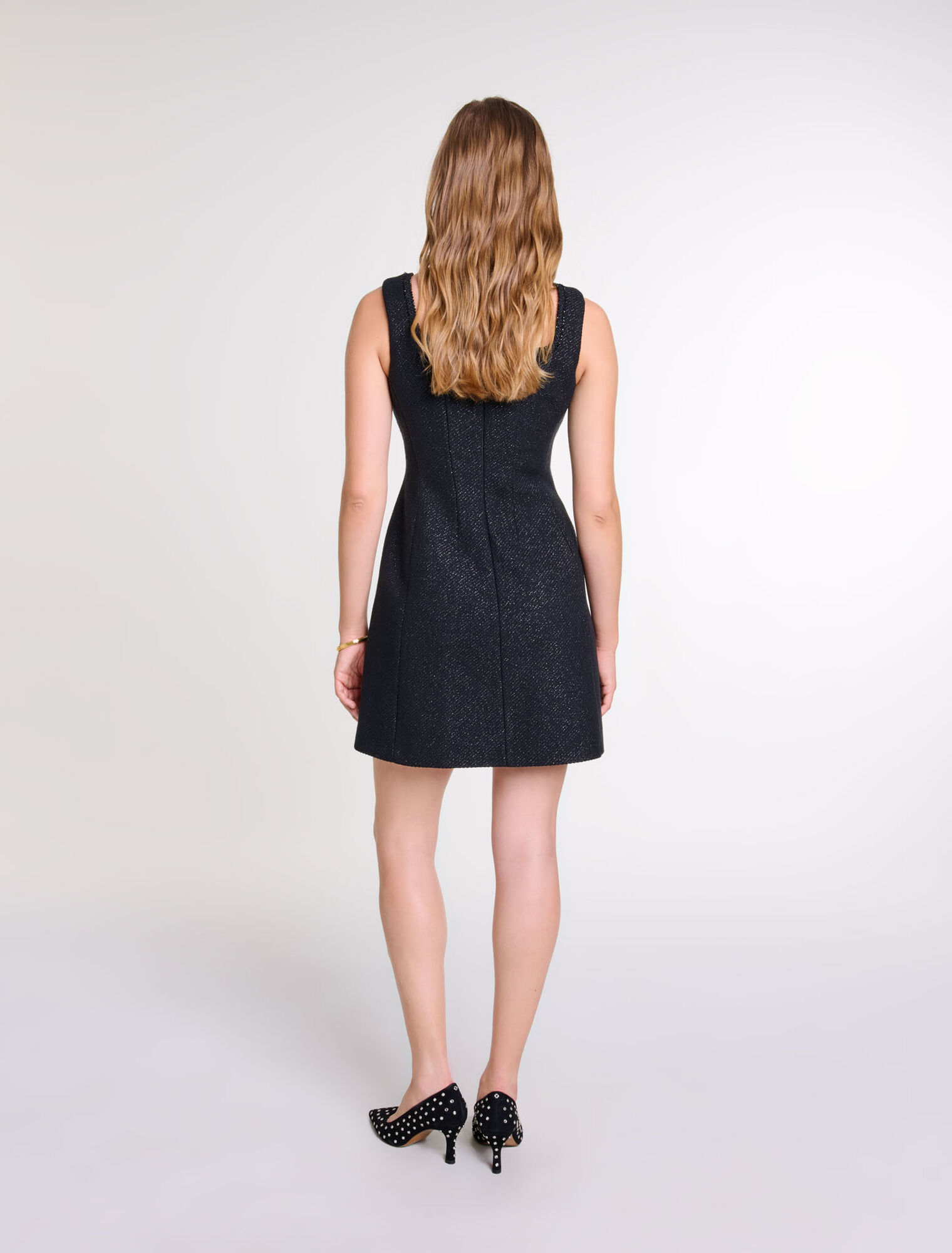 Robe courte à strass