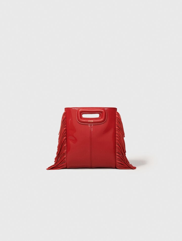 Sac M Mini en cuir verni