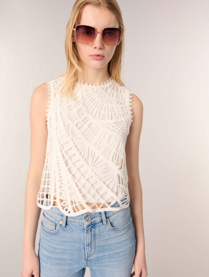 Top en crochet