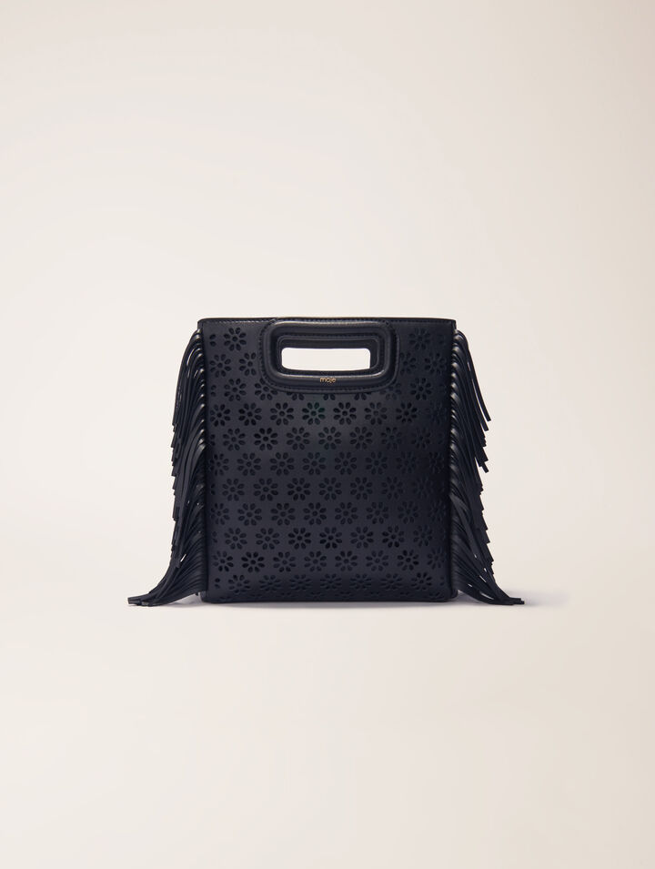 Sac M en cuir perforé